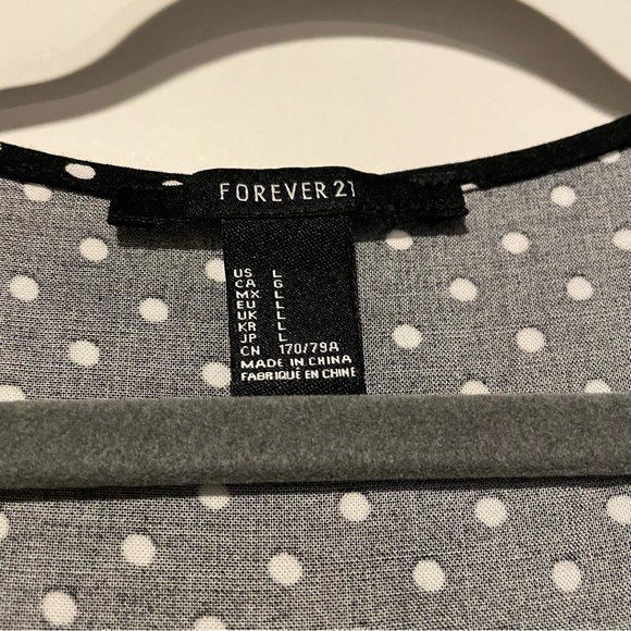 Forever 21 Polka Dot Romper, Large - Picture 2 of 2